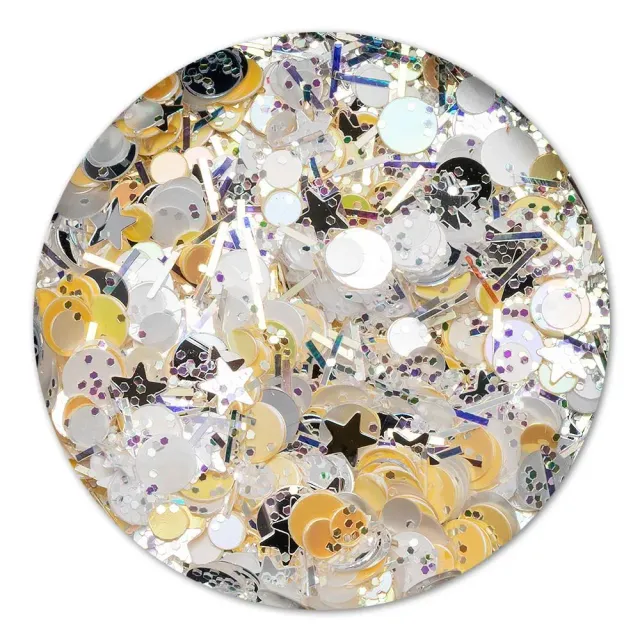 Cupio Nordic #10 pailletter med glitter neglepynt