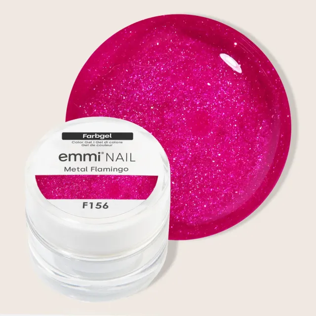 Emmi-Nail Metal Flamingo F156 farvegel 5ml metallic