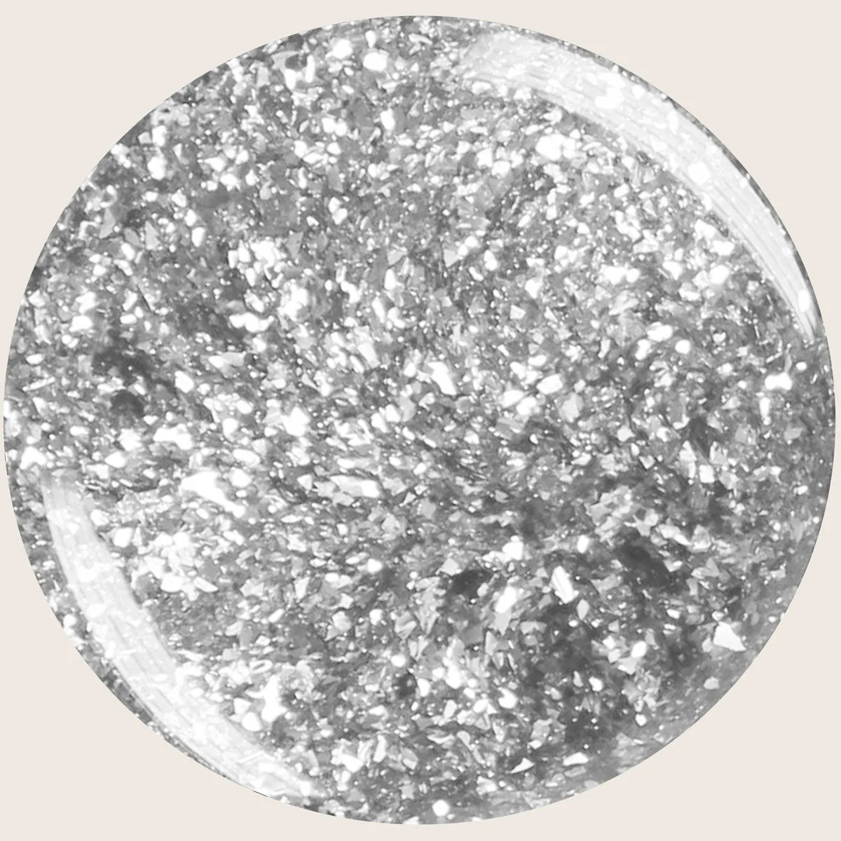 Emmi-Nail Farbgel Sparkling Silver F146 glittergel 5ml