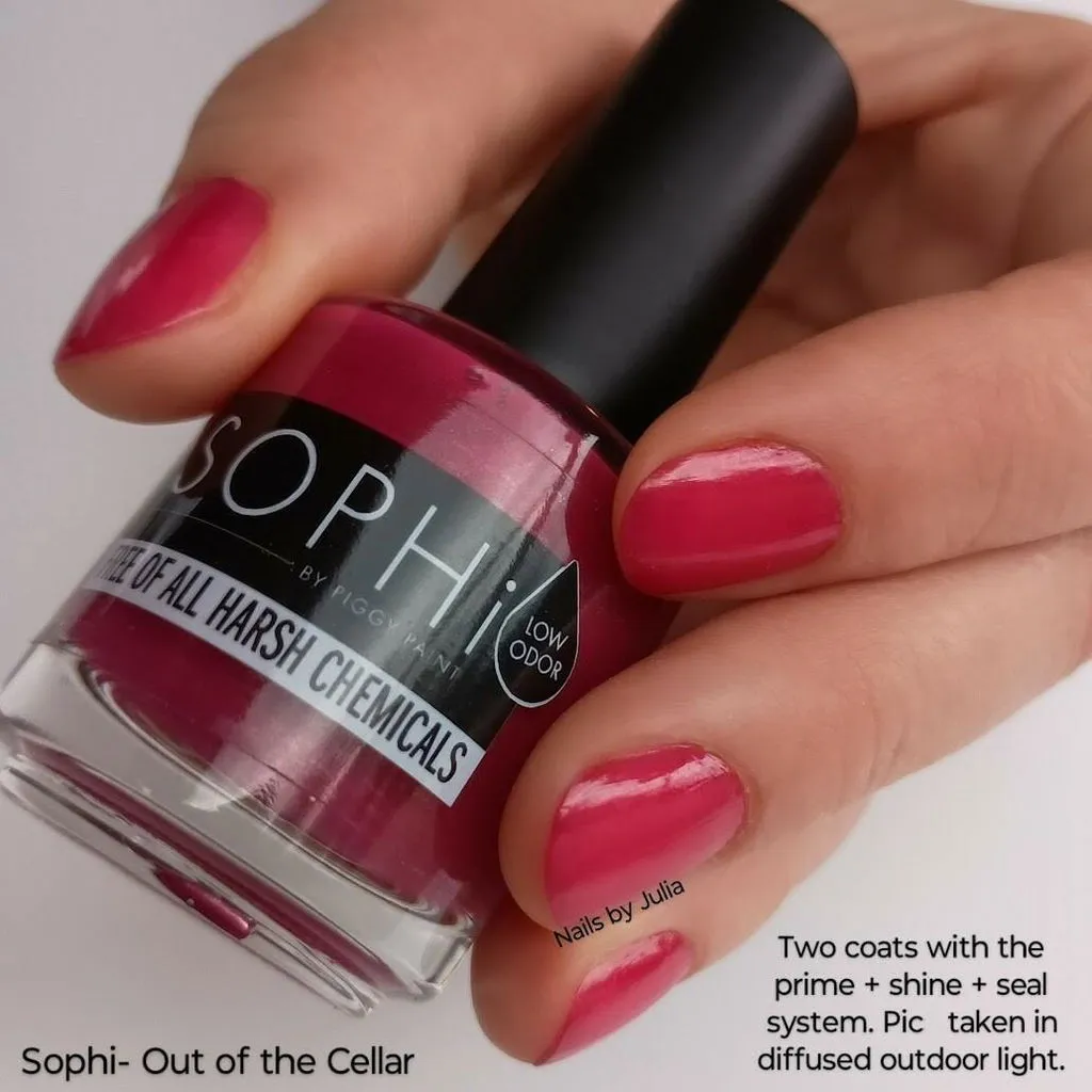 Piggy Paint SOPHi Out of the Cellar neglelak 15 ml shimmer merlot