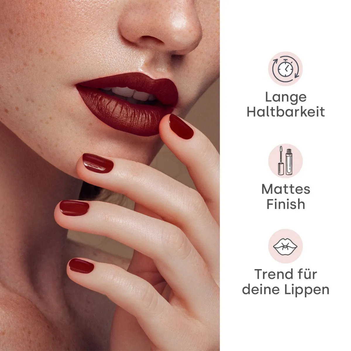 emmi-Kiss wine time liquid lipstick 2,5 ml mat