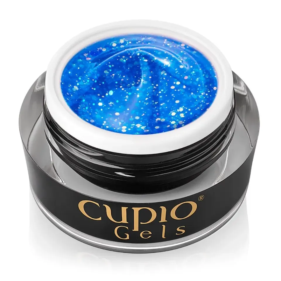 Cupio Nordic Glitter Neon Builder Gel 15 ml selvudjævnende