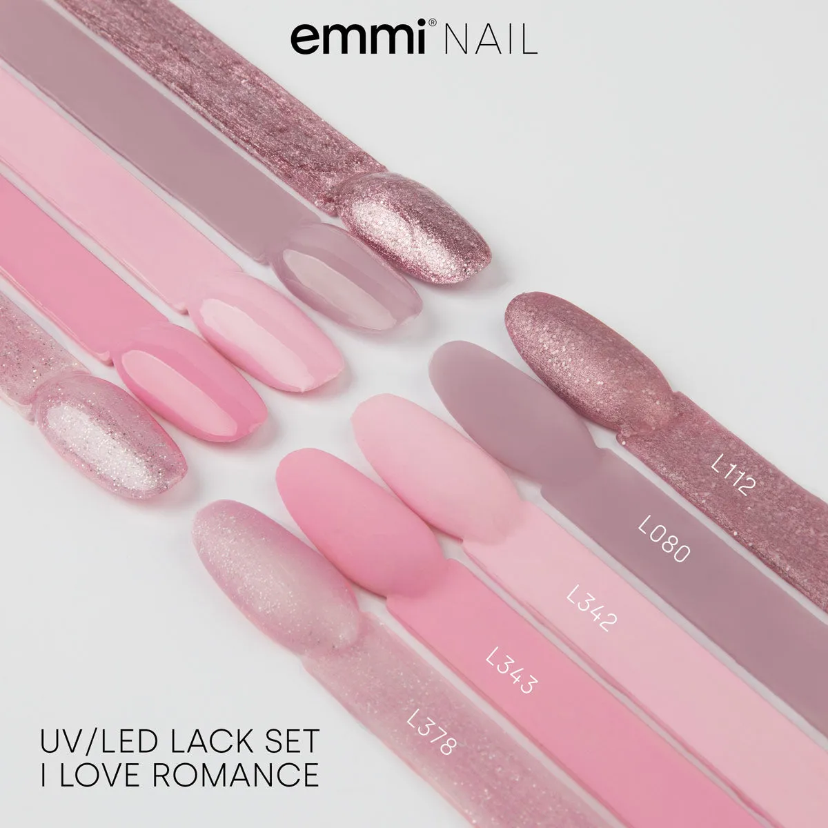 Emmi-Nail Shellac UV-lak sæt 5 x 15 ml