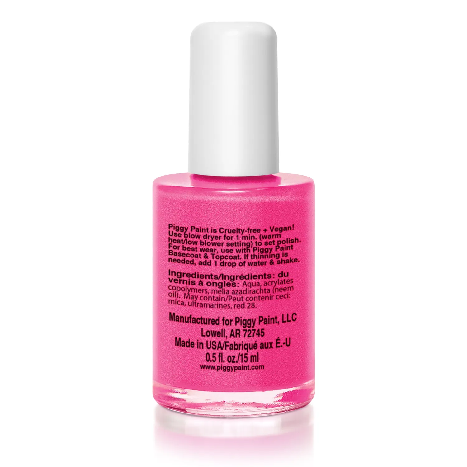 Piggy Paint Forever Fancy Hot Pink Shimmer neglelak 15 ml