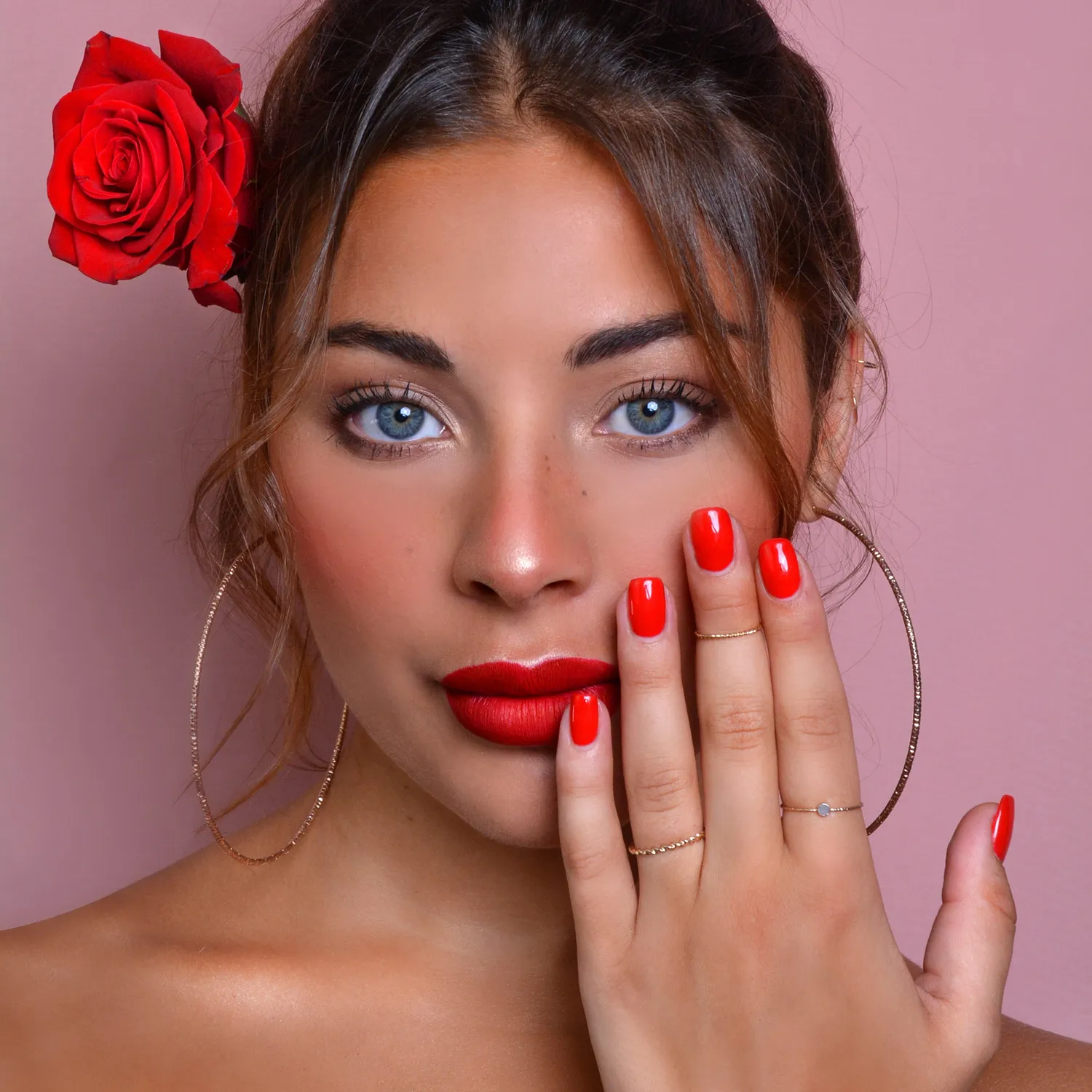 Le Mini Macaron Rouge Coquelicot gellak 8,5 ml dyb rød