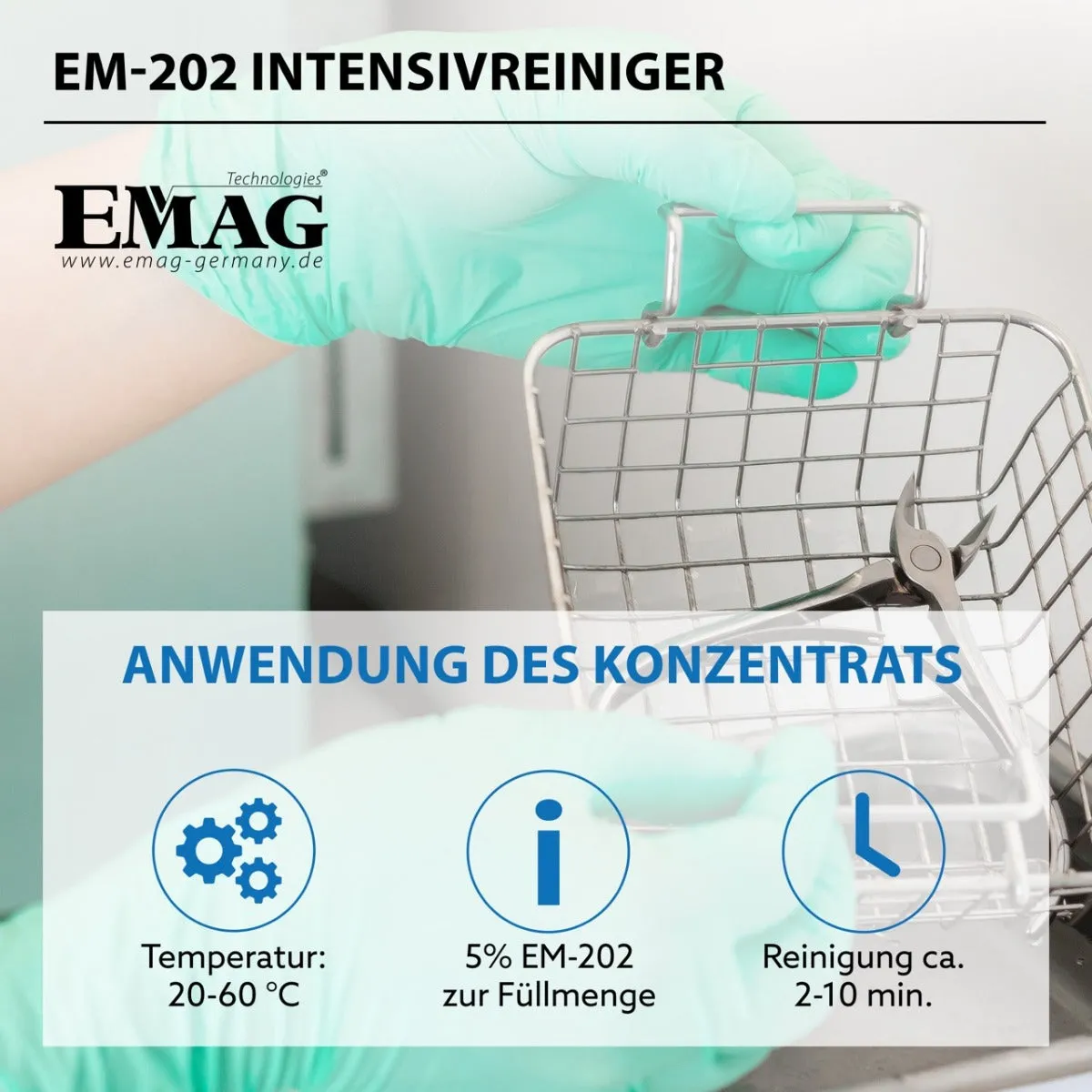 Emmi-Nail EM-202 instrumentrens 500ml ultralyd