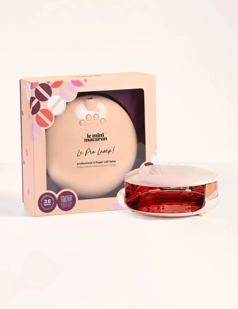 Le Mini Macaron Le Pro LED neglelampe 36W til 5 fingre