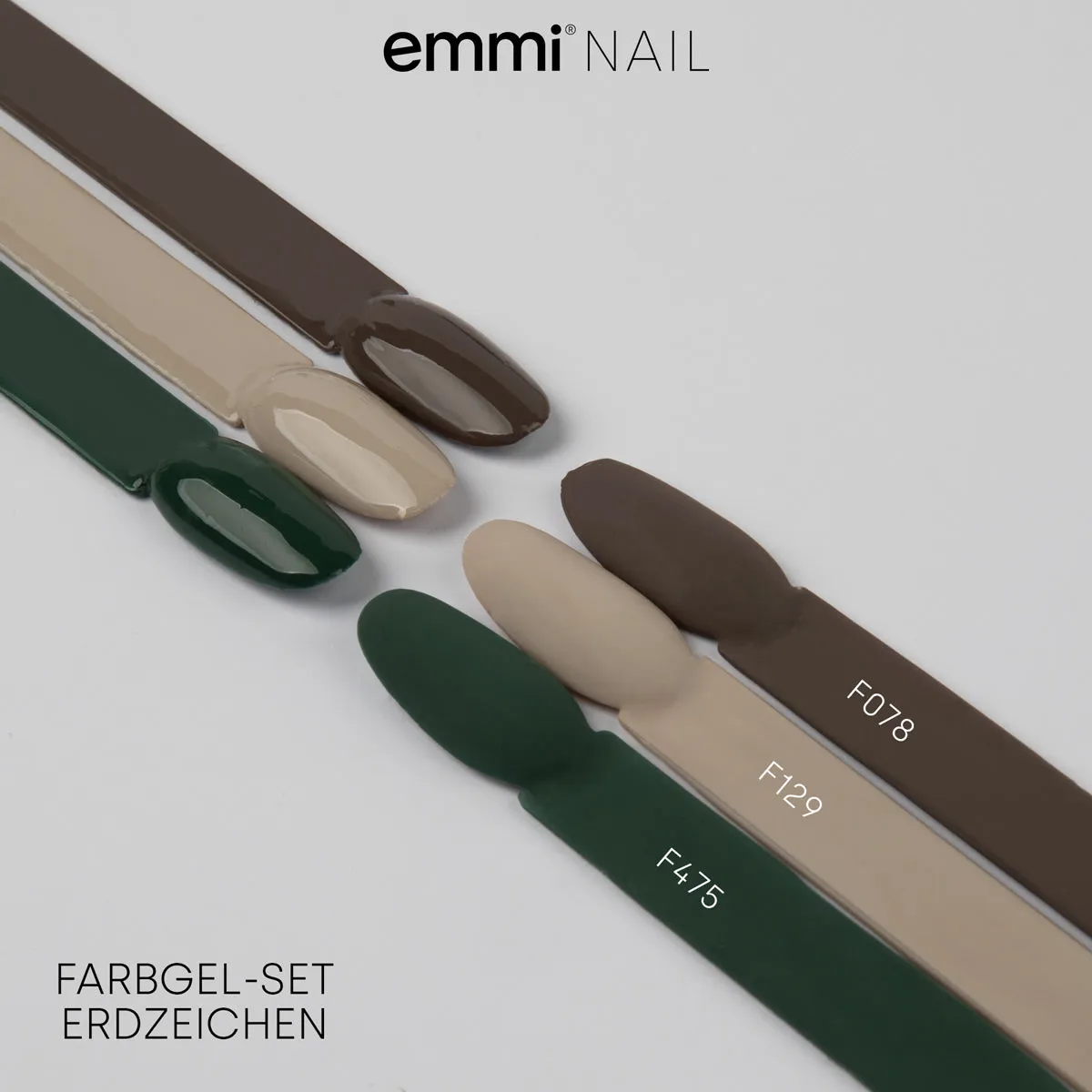 Emmi-Nail Farbgel farvegel sæt 5x5 ml stærk dækning
