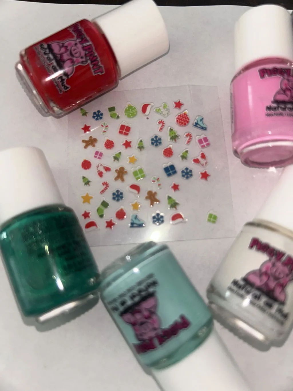 Piggy Paint Christmas Cutie negleklistermærker jul