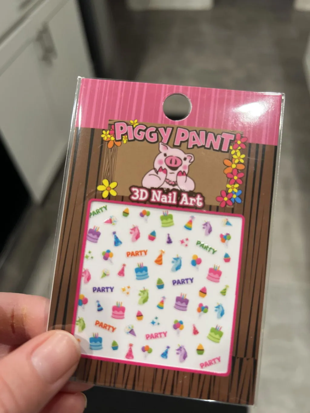 Piggy Paint Birthday Bash Nail Art negleklistermærker fest