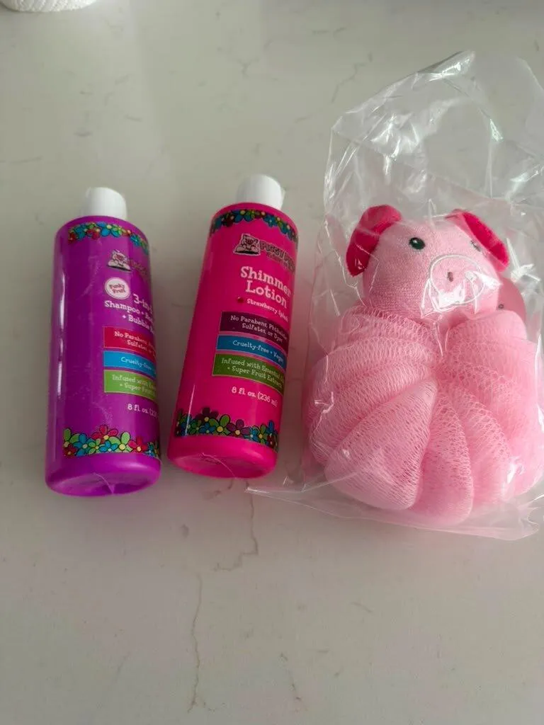 Piggy Paint Bath Besties badesæt 3 dele børnevenlig