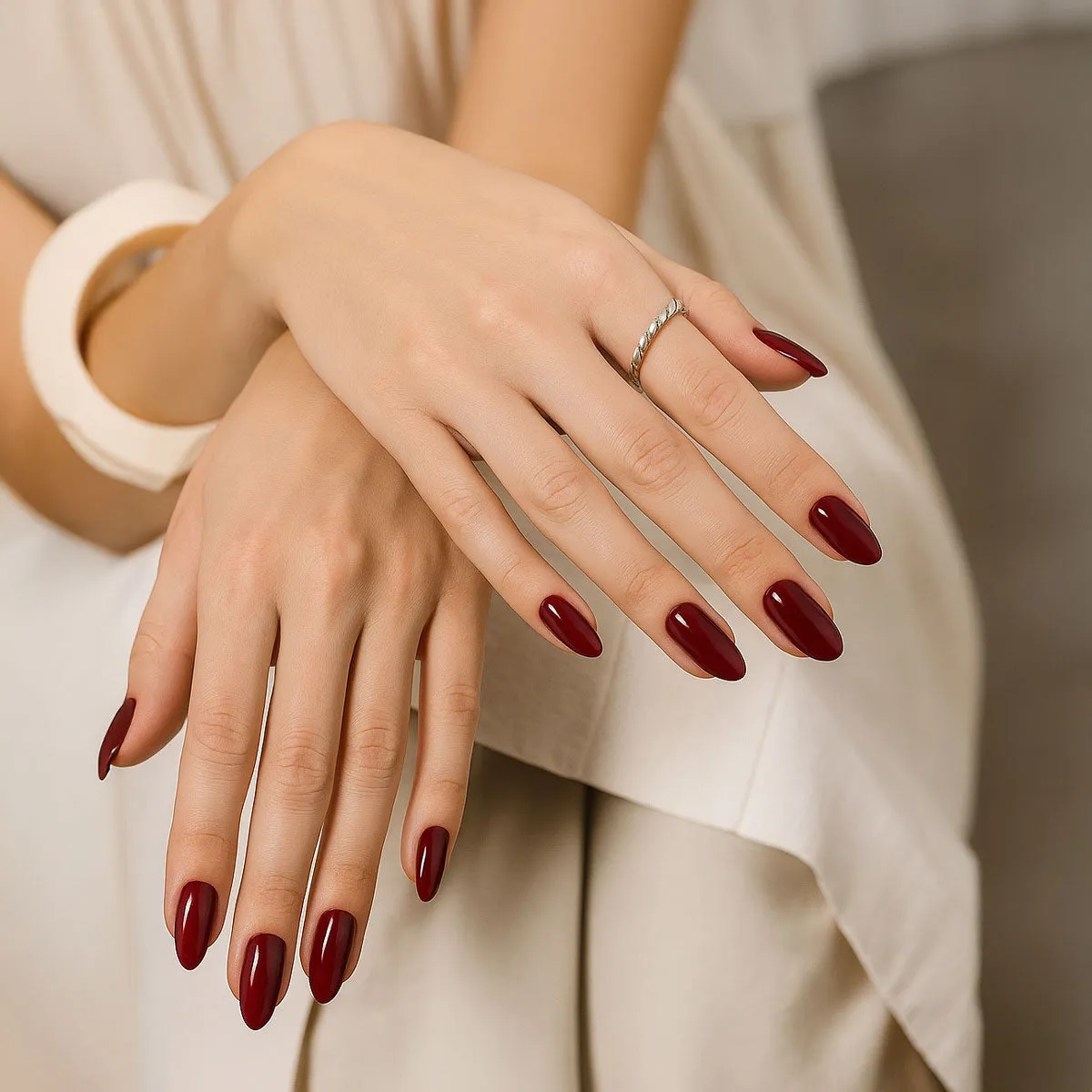 Emmi-Nail Shellac Dark Cherry L424 UV-lak 15ml mørkerød