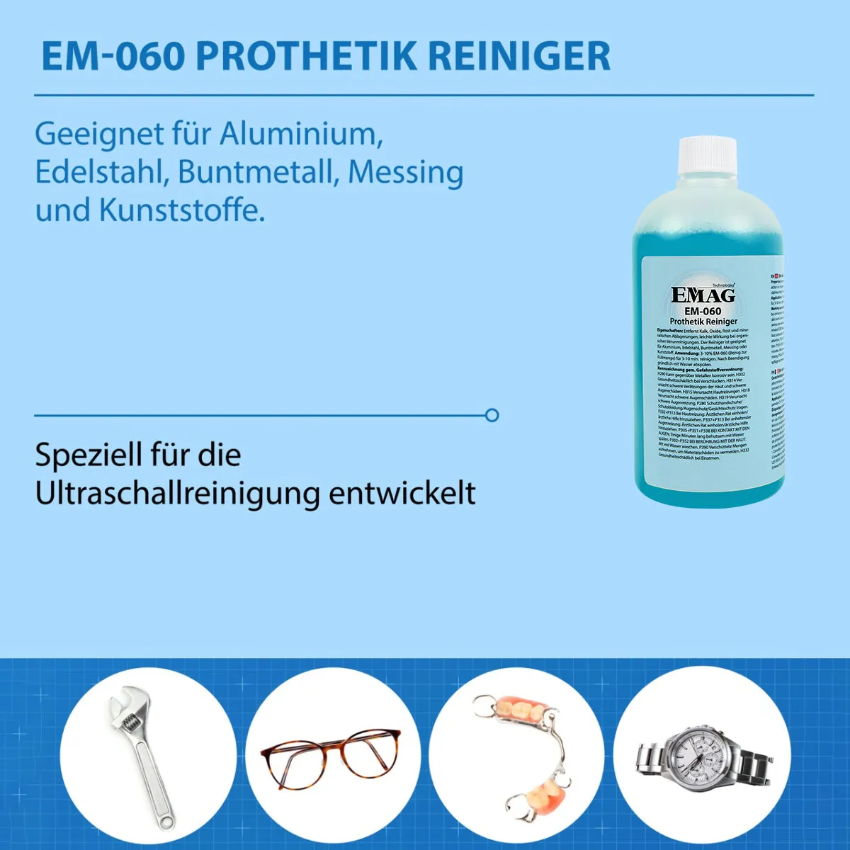 Emmi-Nail EM-060 ultralydsrens 500ml koncentrat