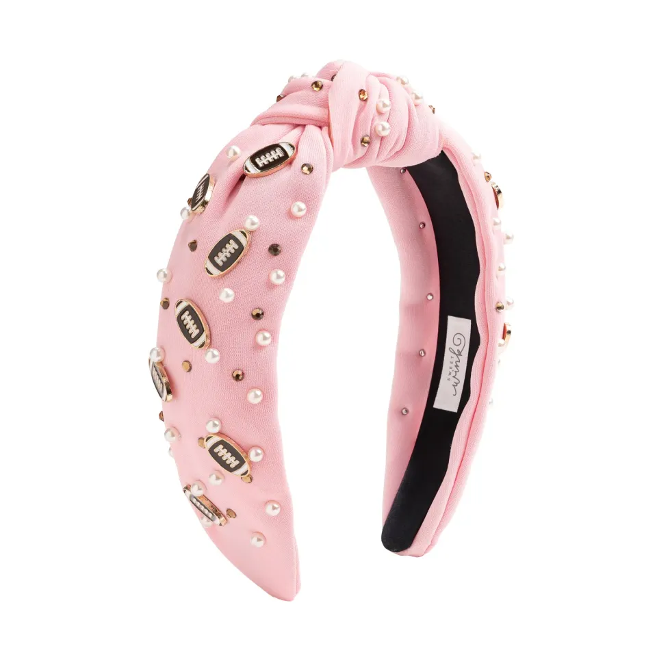 Piggy Paint Game Day Gemstone hårbøjle lyserød