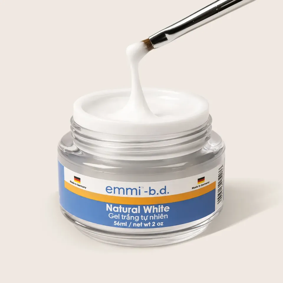 Emmi-Nail B.D. Natural White neglegel 56ml tyndtviskøs