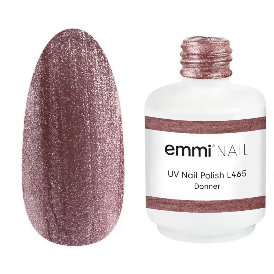Emmi-Nail Shellac Donner L465 UV-lak 15 ml med glimmer
