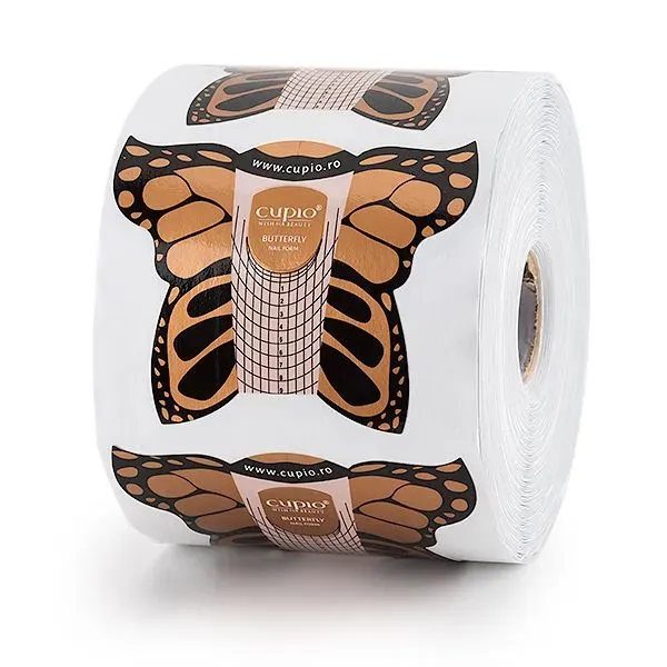 Cupio Nordic Konstruktion skabeloner Butterfly negleskabeloner