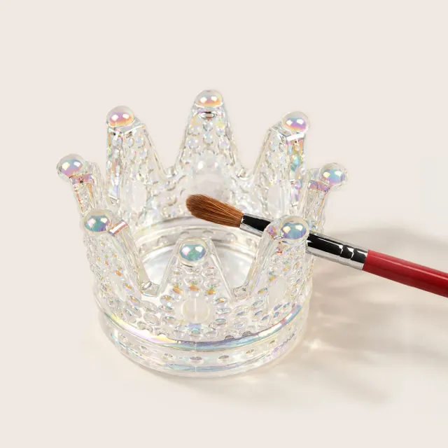 Emmi-Nail Brushtray Glas Krone penselholder i glas
