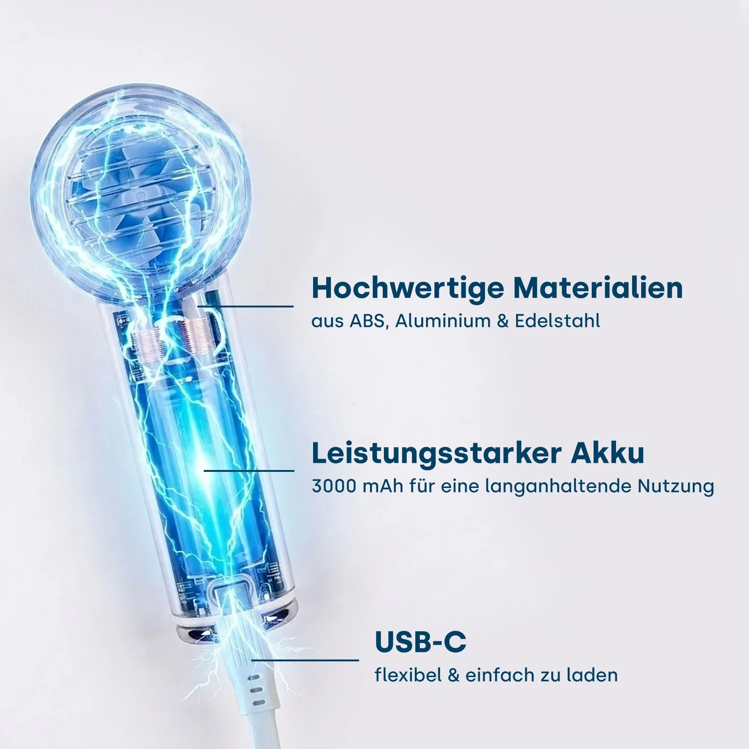 Emmi-Nail emmi-Air håndventilator med kølefunktion