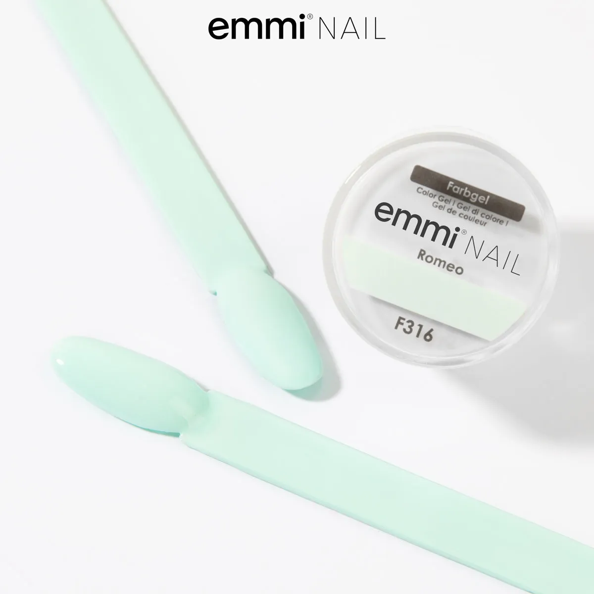 Emmi-Nail Romeo F316 farvegel mint 5 ml