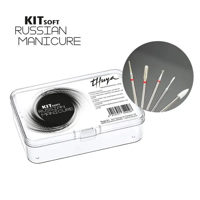 Evolution Gel Soft Russian Manicure Kit manicuresæt til sarte neglebånd