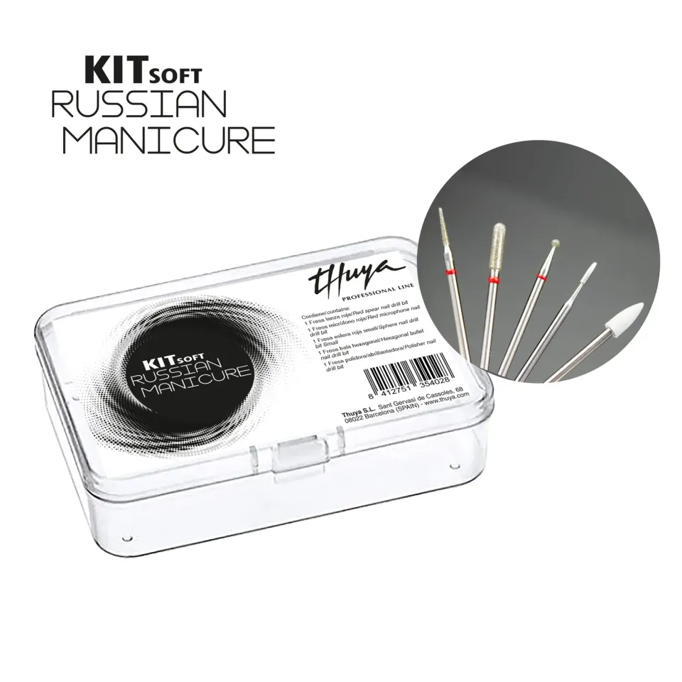 Evolution Gel Soft Russian Manicure Kit manicuresæt til sarte neglebånd
