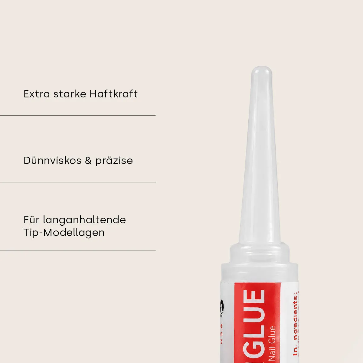 Emmi-Nail BNS Tipkleber 2g tipklæber transparent