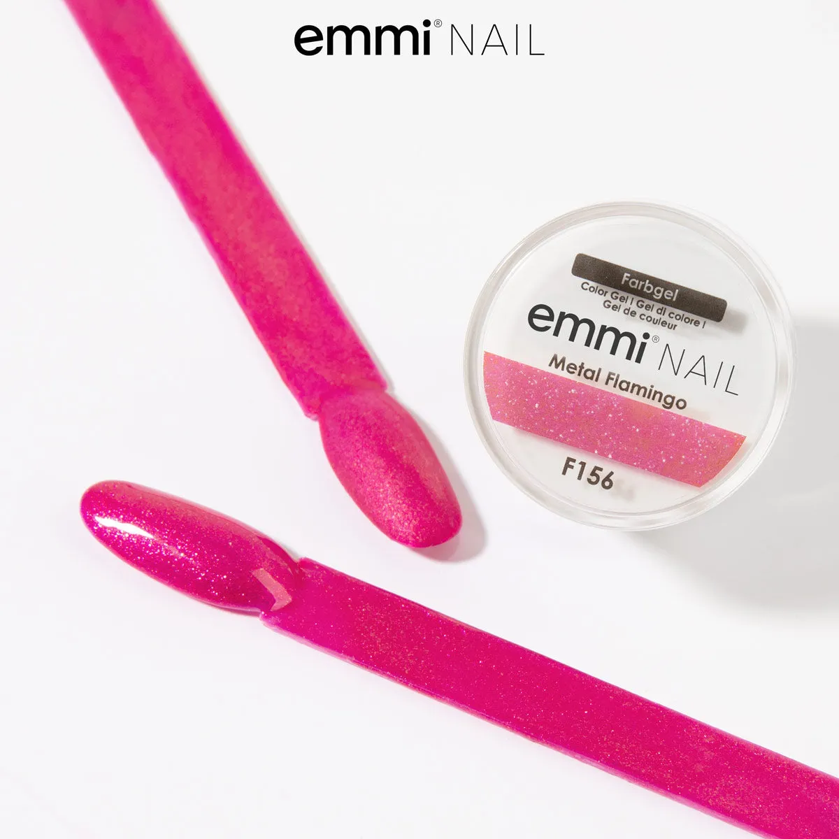 Emmi-Nail Metal Flamingo F156 farvegel 5ml metallic