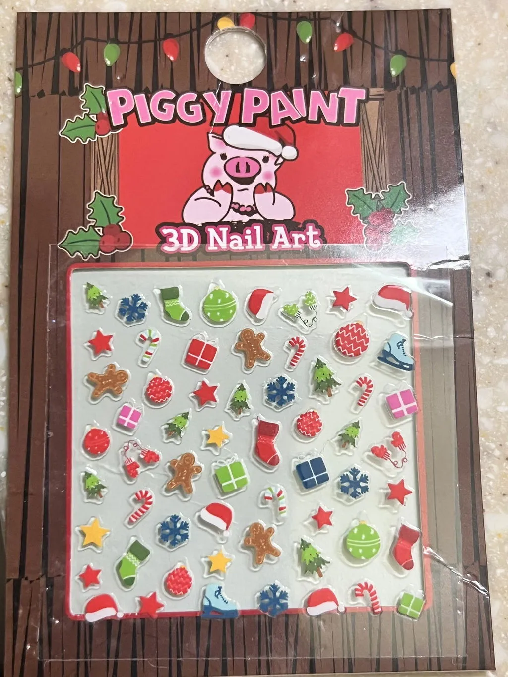 Piggy Paint Christmas Cutie negleklistermærker jul