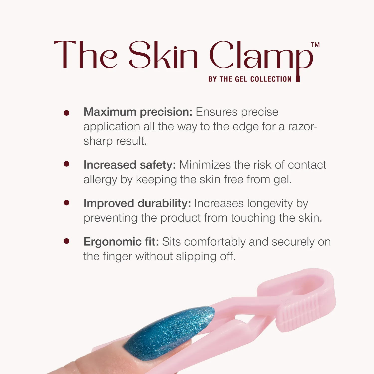 The Gel Collection The Skin Clamp hudklemme 5 stk præcis