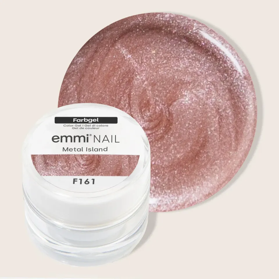 Emmi-Nail Metal Island F161 farvegel 5ml metallic