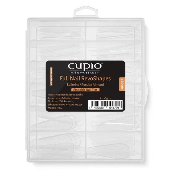 Cupio RevoShapes Ballerina negletipper 120 stk fleksible