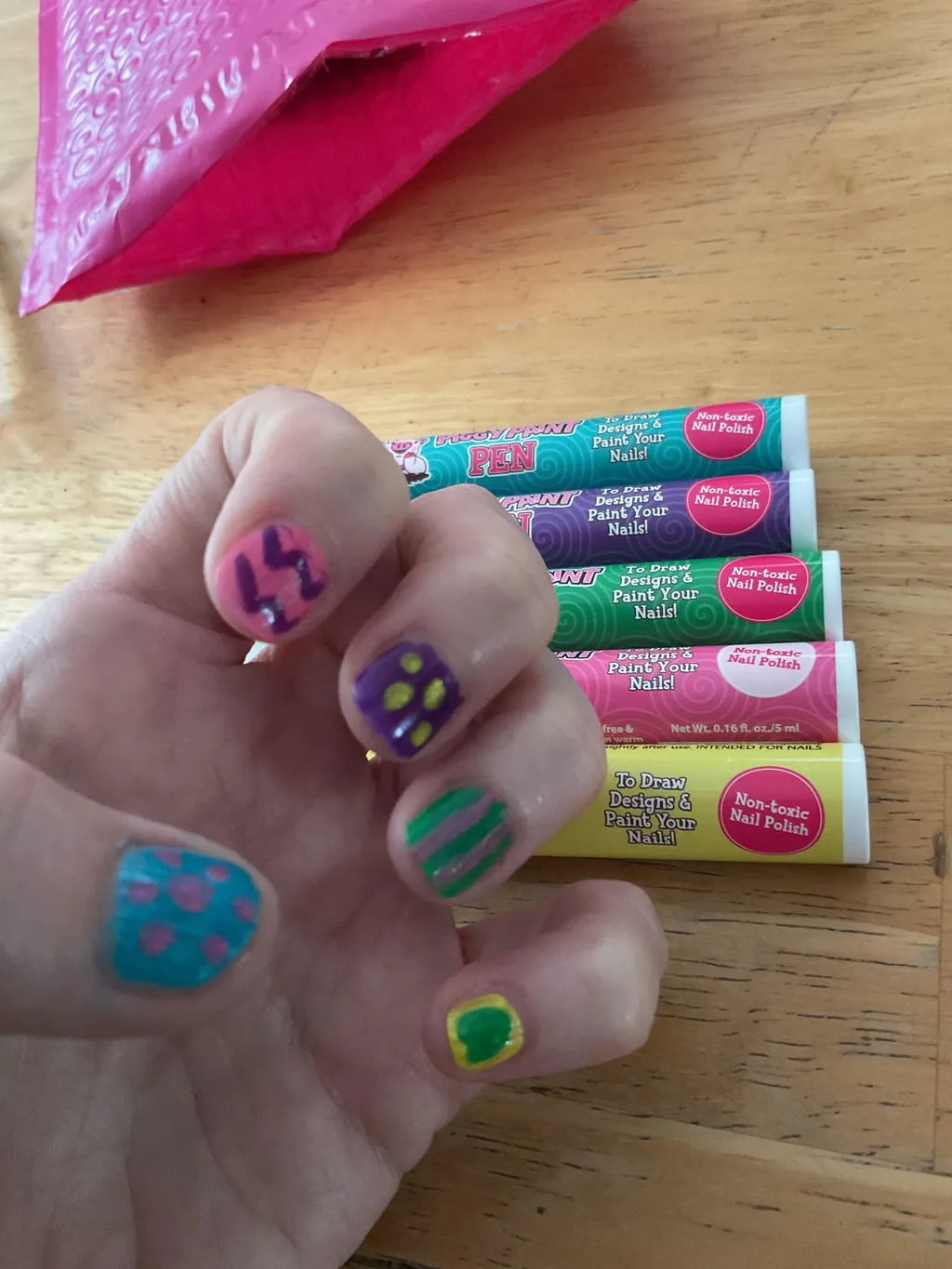 Piggy Paint Piggy Pens Razzle Dazzle neglelakpenne 5-pak