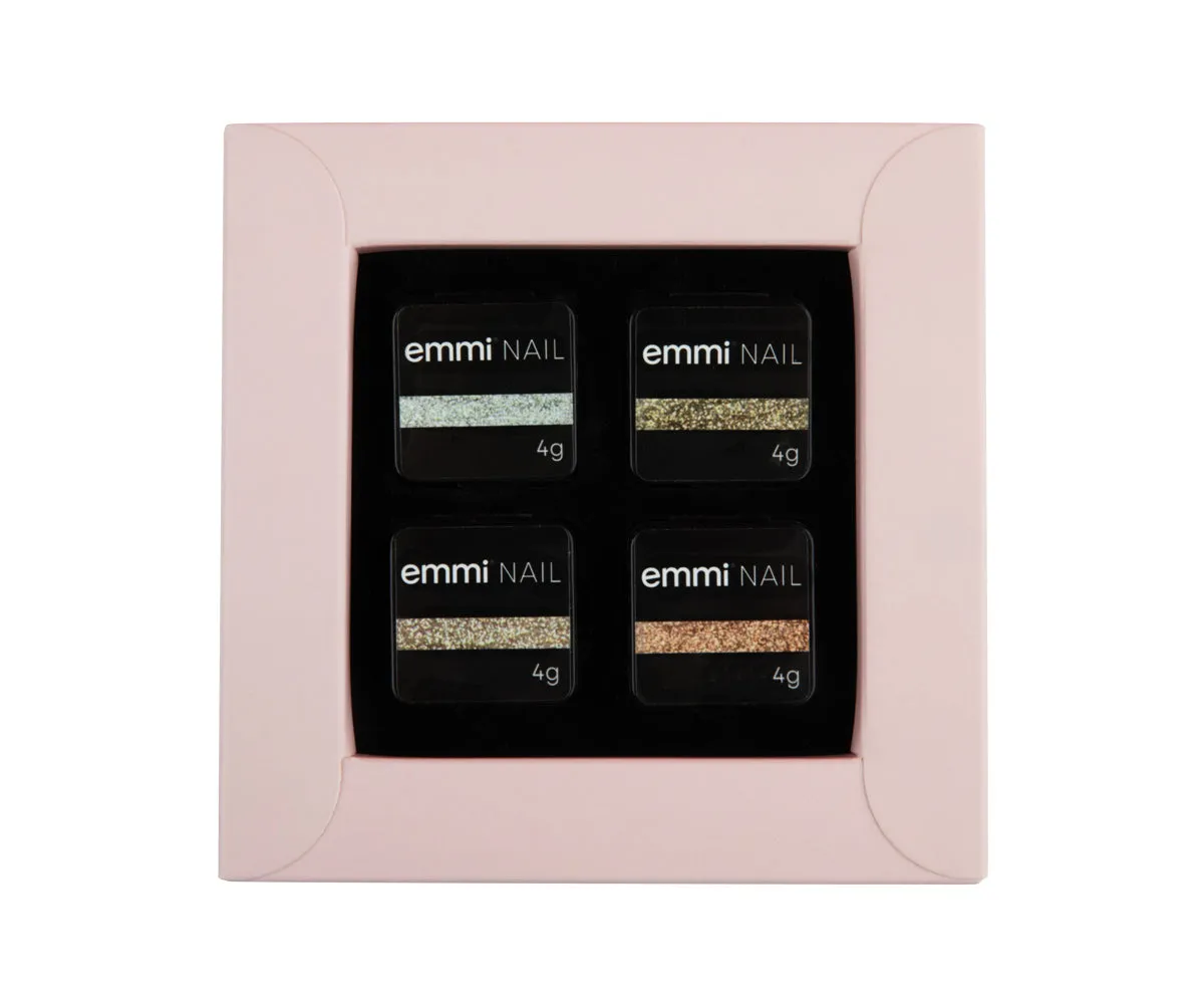 Emmi-Nail Creamy-ColorGel F474 glitter farvegel 4x4g dækkende