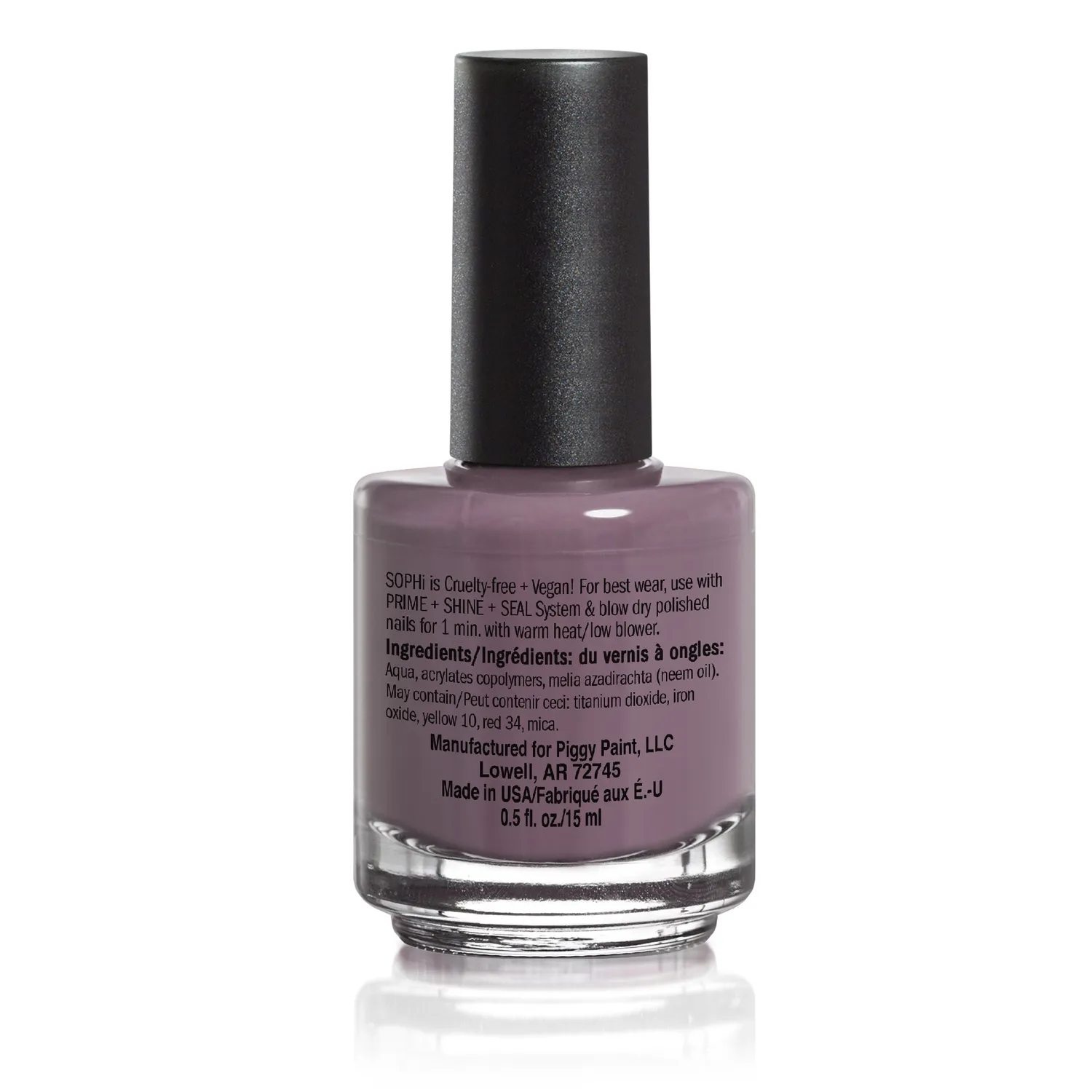 Piggy Paint SOPHi Boyfriend Abroad neglelak 15 ml mat lilla