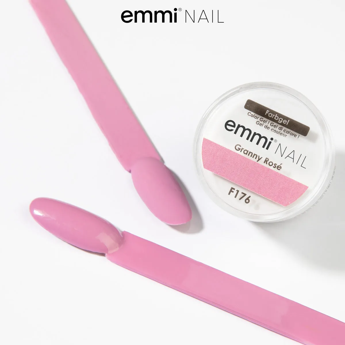 Emmi-Nail Granny Rosé F176 farvegel 5 ml vintage rosa