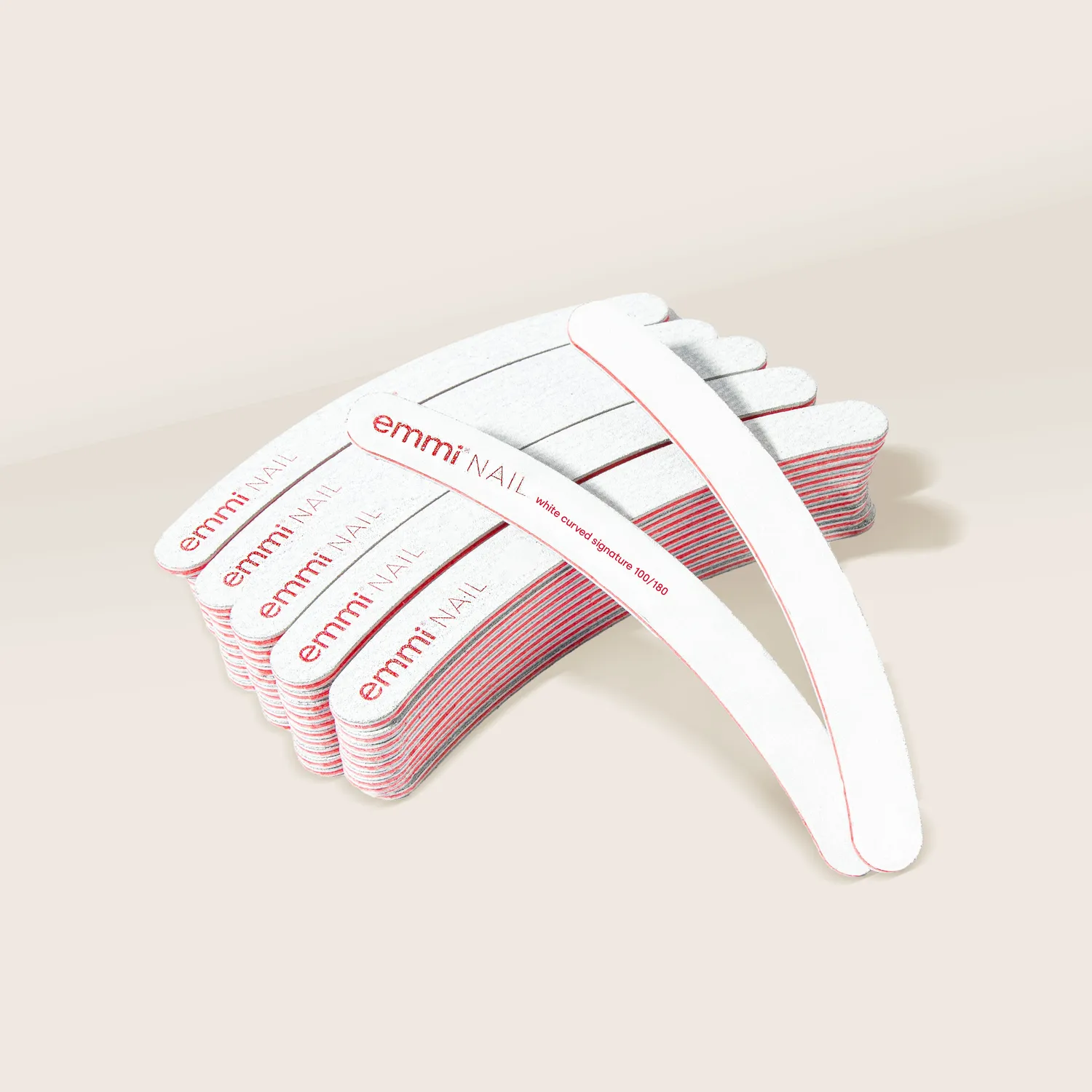 Emmi-Nail Ergonomicfeile curved signature 100/180 neglefil 50 stk