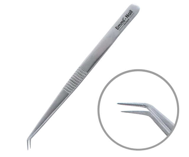 Emmi-Nail Lash Tweezer buet vippepincet 14cm stål