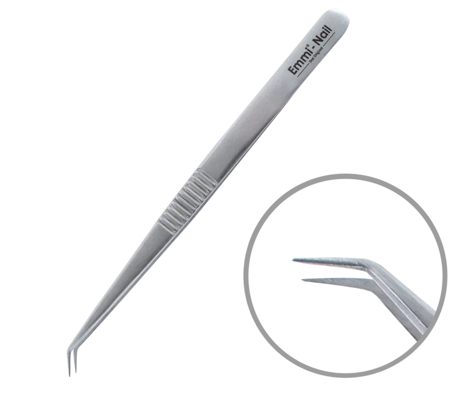 Emmi-Nail Lash Tweezer buet vippepincet 14cm stål