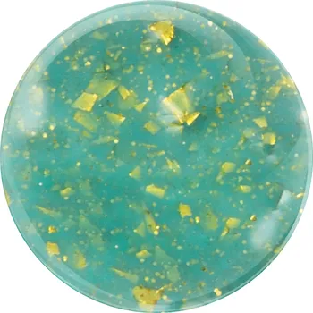 Emmi Shellac Goldflakes Ocean L486 UV-lak grøn 15 ml