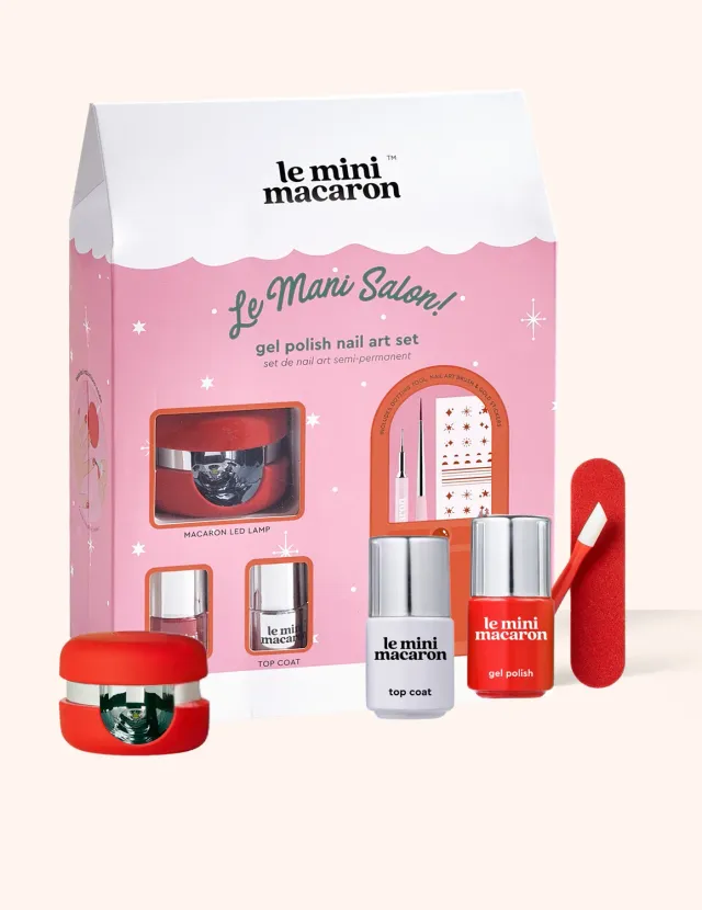 Le Mini Macaron Le Mani Salon nail art sæt Cherry Red