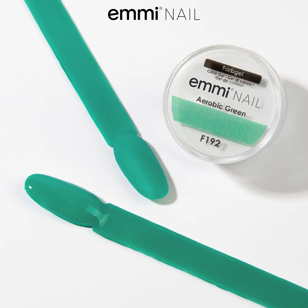Emmi-Nail F192 farvegel Aerobic Green 5 ml grøn