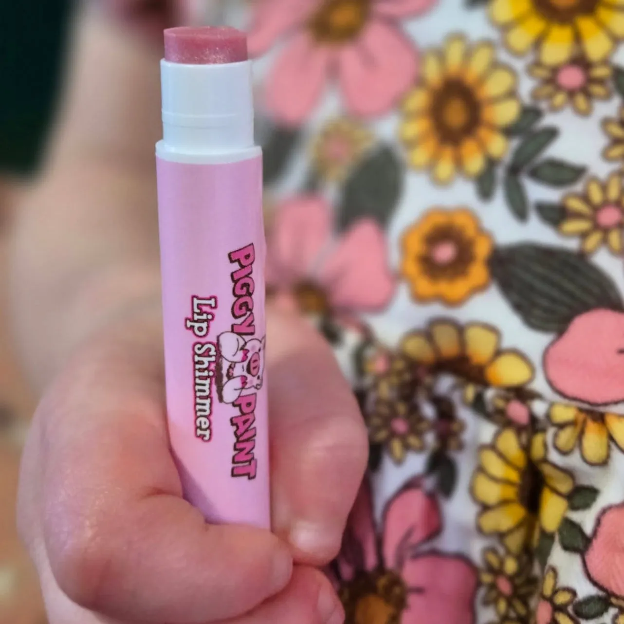 Piggy Paint Lip Shimmer læbeglans pink shimmer fugtgivende