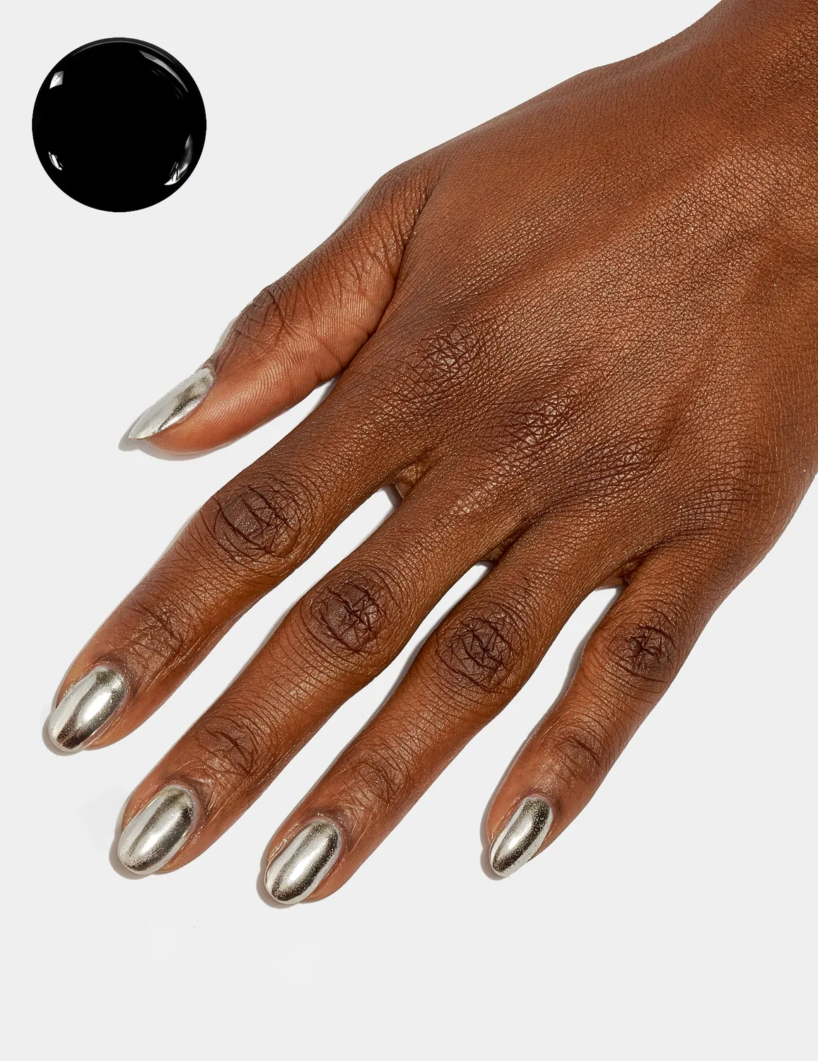 Le Mini Macaron Le Métallique chrome sæt 5 ml sølv