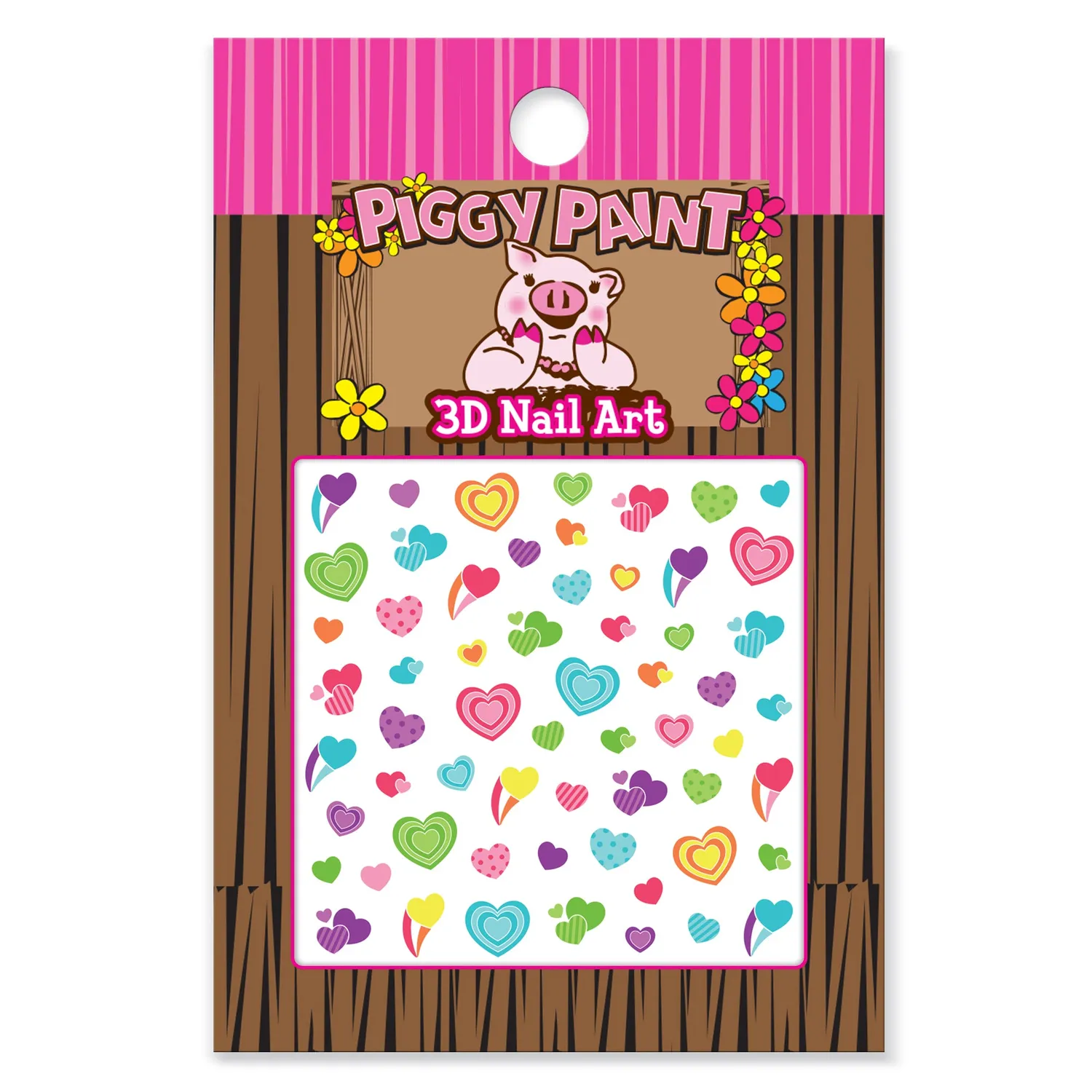 Piggy Paint 3D Nail Art negleklistermærker