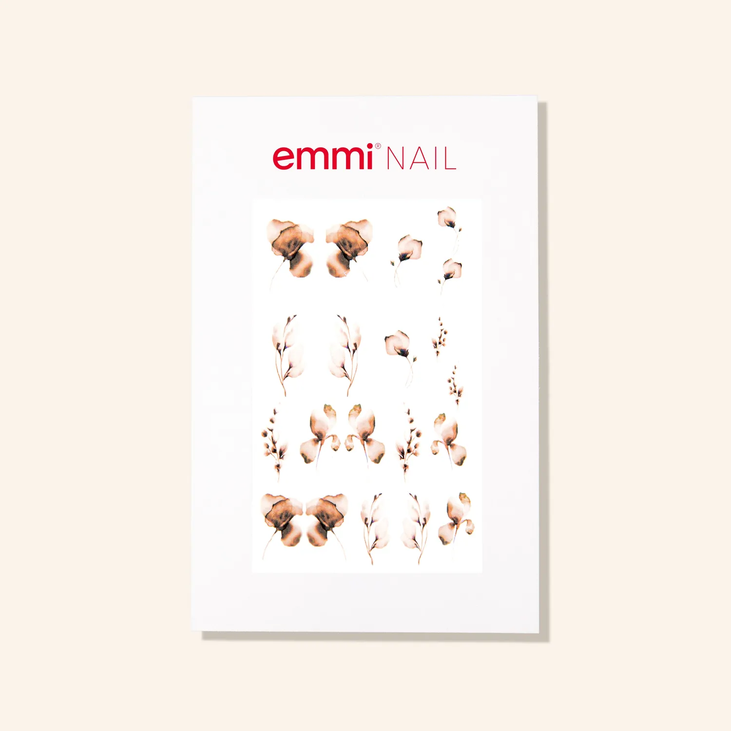 Emmi-Nail watertattoo med blomstermotiv