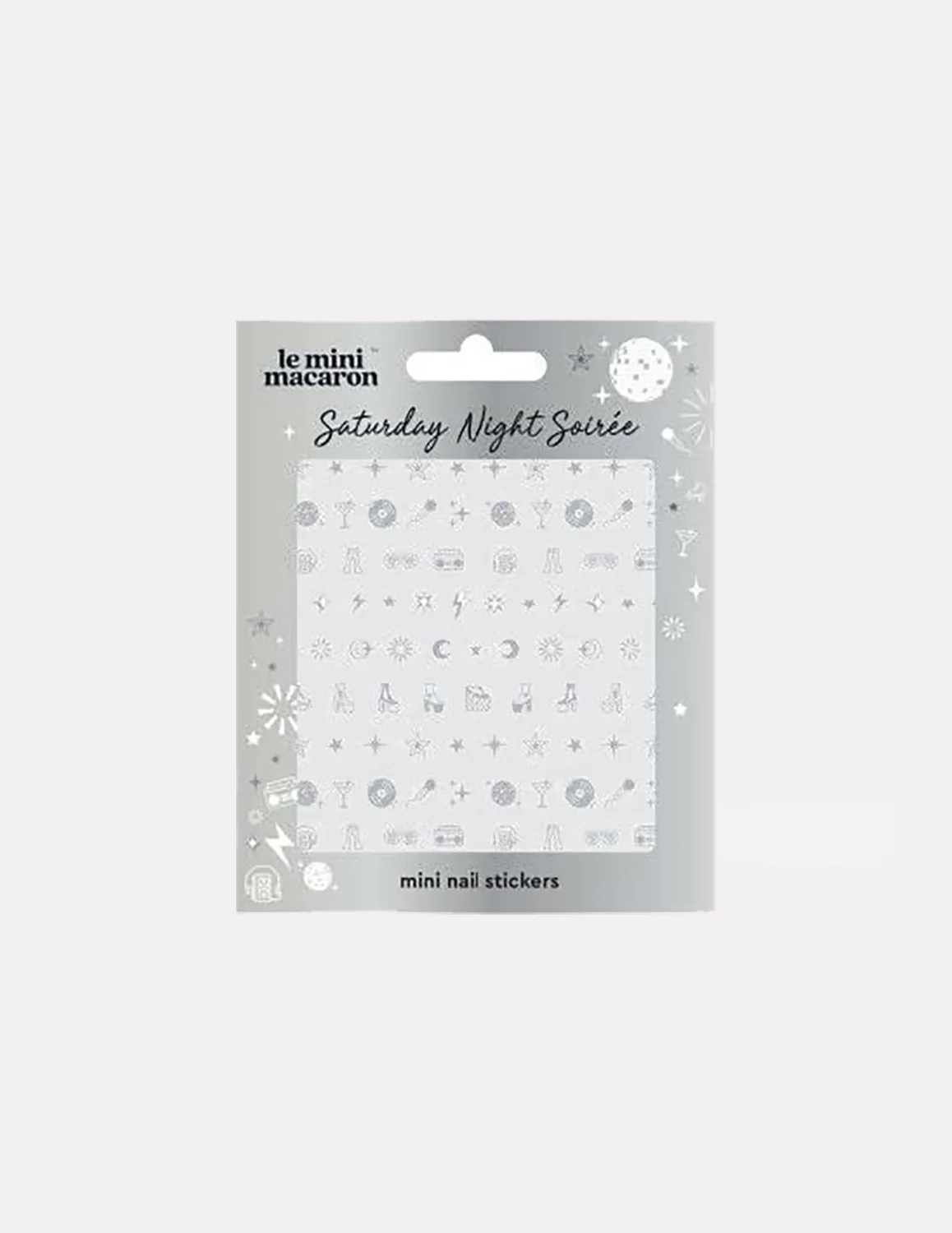 Le Mini Macaron Mini Nail Stickers negleklistermærker 3 ark
