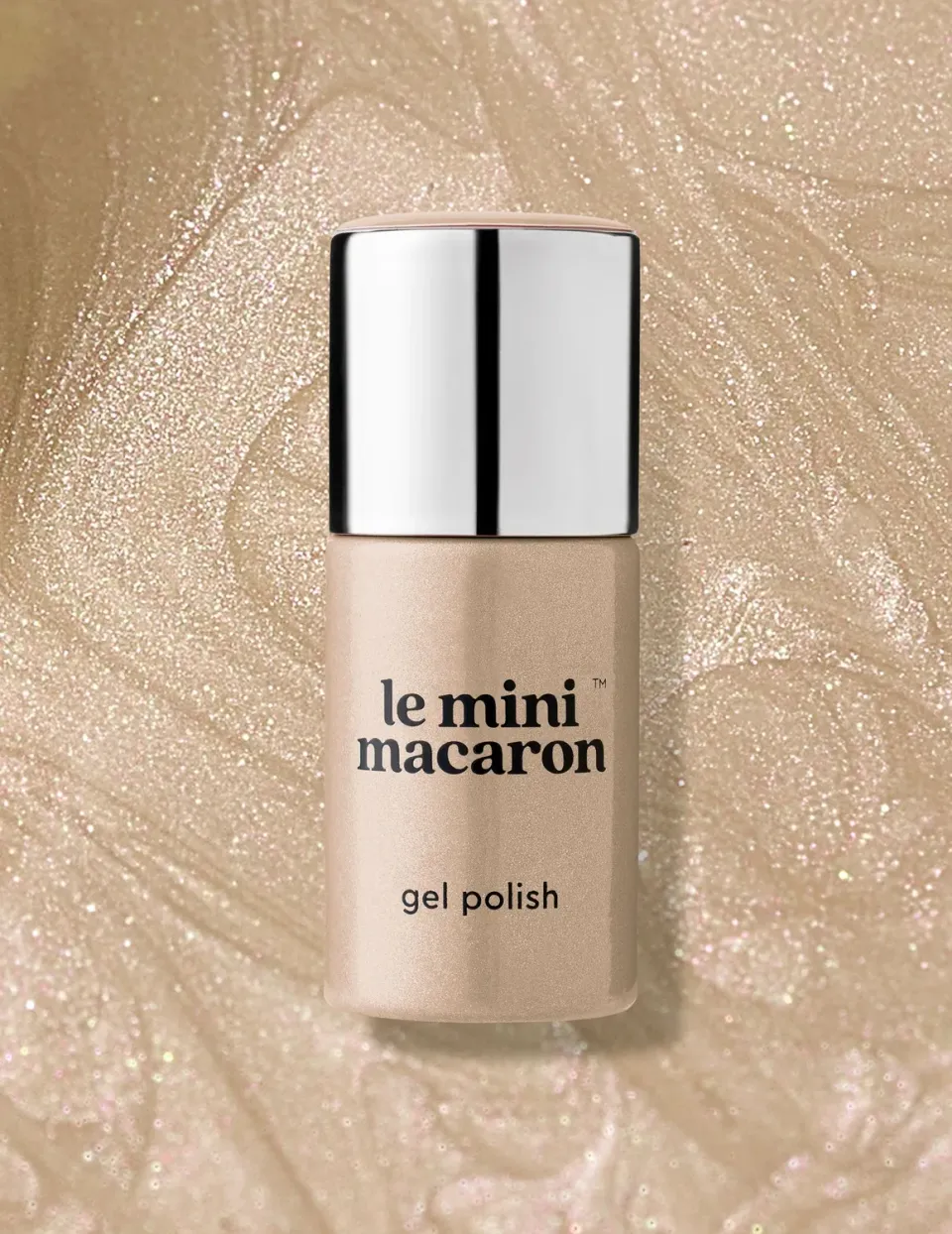 Le Mini Macaron Golden Elixir gellak 8,5 ml guld shimmer