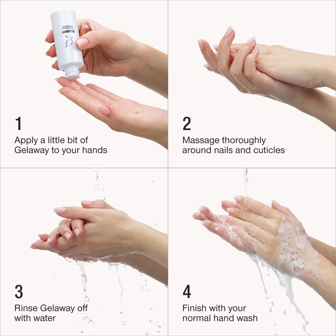 The Gel Collection Gelaway rensegel efter manicure