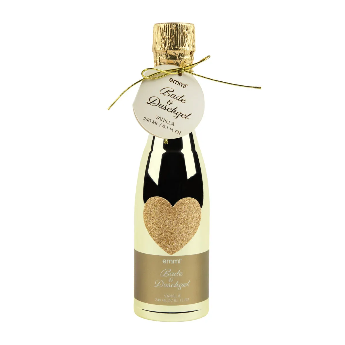 Emmi-Nail Champagne Shower bade- og duschgel 240 ml vanilje